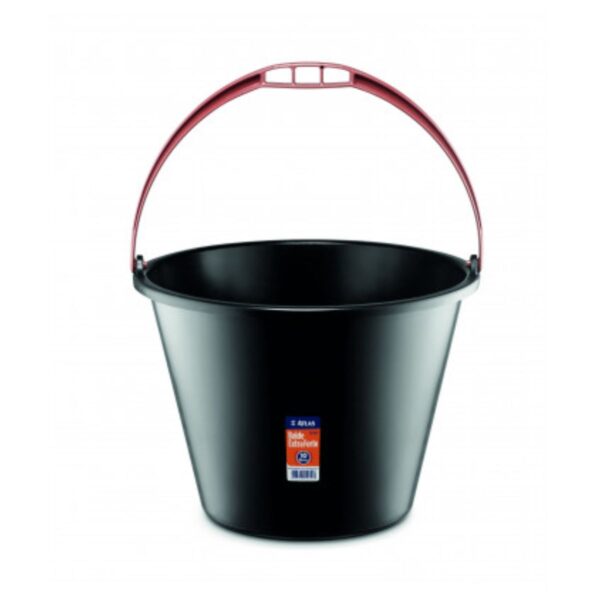 Balde Extra Forte De Plastico Preto - Atlas